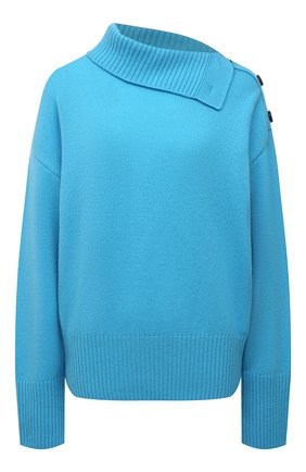Женский свитер из шерсти и кашемира MSGM голубого цвета по цене 33450 руб., арт. 3141MDM118 217790 | Фото 1 Женский свитер из шерсти и кашемира MSGM голубого цвета, арт. 3141MDM118 217790 | Фото 1