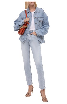 Женская джинсовая куртка RAG&BONE синего цвета по цене 39950 руб., арт. WDD21P1428KSLL | Фото 2 Женская джинсовая куртка RAG&BONE синего цвета, арт. WDD21P1428KSLL | Фото 2