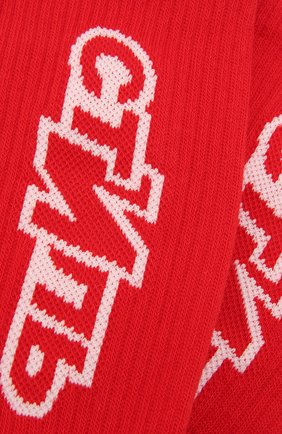 Женские хлопковые носки HERON PRESTON красного цвета по цене 4105 руб., арт. HWRA008F21KNI0022501 | Фото 2 Женские хлопковые носки HERON PRESTON красного цвета, арт. HWRA008F21KNI0022501 | Фото 2