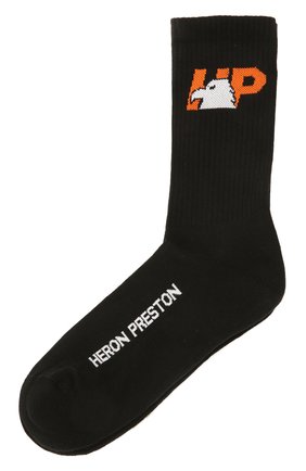 Женские хлопковые носки HERON PRESTON черного цвета по цене 4105 руб., арт. HWRA008F21KNI0011022 | Фото 1 Женские хлопковые носки HERON PRESTON черного цвета, арт. HWRA008F21KNI0011022 | Фото 1