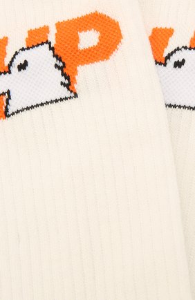 Женские хлопковые носки HERON PRESTON белого цвета по цене 4105 руб., арт. HWRA008F21KNI0010122 | Фото 2 Женские хлопковые носки HERON PRESTON белого цвета, арт. HWRA008F21KNI0010122 | Фото 2