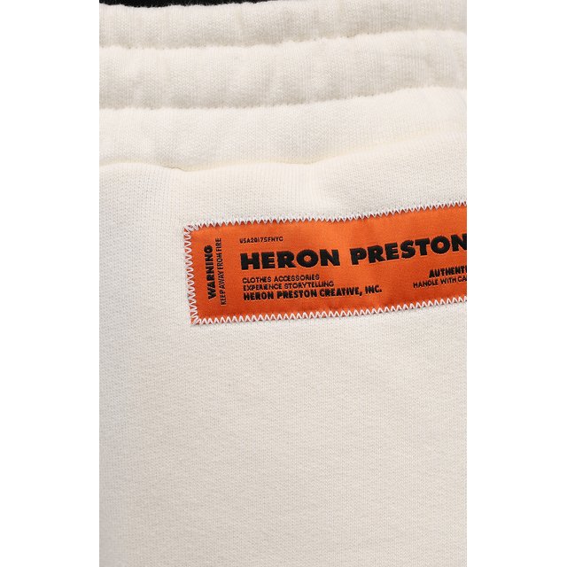 фото Хлопковые брюки heron preston