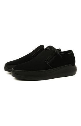 Мужские замшевые слипоны conley zip GIUSEPPE ZANOTTI DESIGN черного цвета по цене 77450 руб., арт. IU10005/002 | Фото 1 Мужские замшевые слипоны conley zip GIUSEPPE ZANOTTI DESIGN черного цвета, арт. IU10005/002 | Фото 1 (Материал внутренний: Натуральная кожа; Стили: Кэжуэл; Материал внешний: Замша, Кожа)