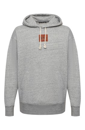 Мужской худи ACNE STUDIOS серого цвета по цене 39950 руб., арт. CI0078/M | Фото 1 Мужской худи ACNE STUDIOS серого цвета, арт. CI0078/M | Фото 1 (Рукава: Длинные; Материал внешний: Синтетический материал, Хлопок; Длина (для топов): Удлиненные; Мужское Кросс-КТ: Худи-одежда; Принт: Без принта; Стили: Спорт-шик)