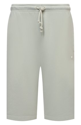 Мужские хлопковые шорты ACNE STUDIOS светло-зеленого цвета по цене 21800 руб., арт. CE0014/M | Фото 1 Мужские хлопковые шорты ACNE STUDIOS светло-зеленого цвета, арт. CE0014/M | Фото 1