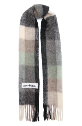 Мужской шарф ACNE STUDIOS серого цвета по цене 22800 руб., арт. CA0084/M | Фото 1 Мужской шарф ACNE STUDIOS серого цвета, арт. CA0084/M | Фото 1 (Материал: Шерсть; Кросс-КТ: шерсть)