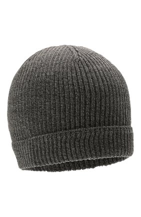Мужская шерстяная шапка CANALI темно-серого цвета, арт. B0018/MK00461 | Фото 1 (Материал: Шерсть, Текстиль; Кросс-КТ: Трикотаж)
