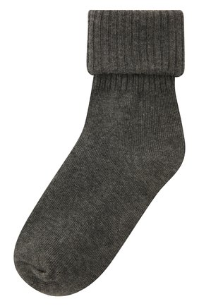 Детские хлопковые носки BONPOINT серого цвета, арт. PEBGICOTFIF(095A)_824328 | Фото 1 (Материал: Текстиль, Хлопок)