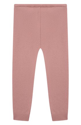 Детские кашемировые леггинсы BONPOINT светло-розового цвета, арт. PEBDA2568PA(024)_824196 | Фото 2 (Материал внешний: Шерсть, Кашемир; Ростовка одежда: 9 мес | 74 см)