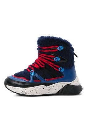 Мужского утепленные ботинки STELLA MCCARTNEY синего цвета, арт. 603396/SRD13 | Фото 2
