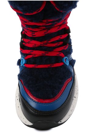 Мужского утепленные ботинки STELLA MCCARTNEY синего цвета, арт. 603396/SRD13 | Фото 4