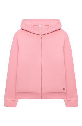 Детский хлопковая толстовка DOLCE & GABBANA розового цвета по цене 16650 руб., арт. L2JW4U/G7BDM | Фото 1 Детский хлопковая толстовка DOLCE & GABBANA розового цвета, арт. L2JW4U/G7BDM | Фото 1 (Рукава: Длинные; Материал внешний: Хлопок; Ростовка одежда: 12 мес | 80 см, 18 мес | 86 см, 24 мес | 92 см, 3 мес | 62 см, 6 мес | 68 см, 9 мес | 74 см)
