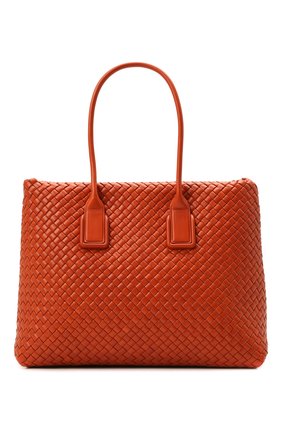Женский сумка-тоут snap large BOTTEGA VENETA оранжевого цвета по цене 431500 руб., арт. 666926/V01D1 | Фото 1 Женский сумка-тоут snap large BOTTEGA VENETA оранжевого цвета, арт. 666926/V01D1 | Фото 1 (Размер: large; Материал: Натуральная кожа; Сумки-технические: Сумки-шопперы)