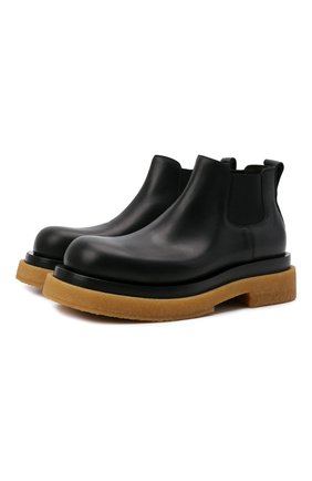 Мужские кожаные челси lug BOTTEGA VENETA черного цвета по цене 76800 руб., арт. 668369/VBS50 | Фото 1 Мужские кожаные челси lug BOTTEGA VENETA черного цвета, арт. 668369/VBS50 | Фото 1 (Мужское Кросс-КТ: Сапоги-обувь, Челси-обувь; Материал внутренний: Натуральная кожа; Подошва: Массивная; Каблук высота: Высокий)