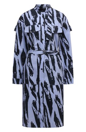 Женское хлопковое платье KENZO синего цвета по цене 45150 руб., арт. FB62R00489R2 | Фото 1 Женское хлопковое платье KENZO синего цвета, арт. FB62R00489R2 | Фото 1
