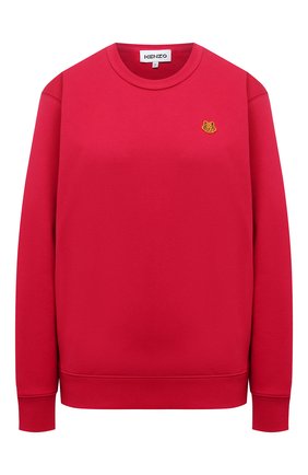 Женский хлопковый свитшот KENZO розового цвета по цене 19950 руб., арт. FB52SW8204ML | Фото 1 Женский хлопковый свитшот KENZO розового цвета, арт. FB52SW8204ML | Фото 1 (Материал внешний: Хлопок; Женское Кросс-КТ: Свитшот-одежда, Свитшот-спорт; Стили: Спорт-шик; Рукава: Длинные; Длина (для топов): Стандартные)