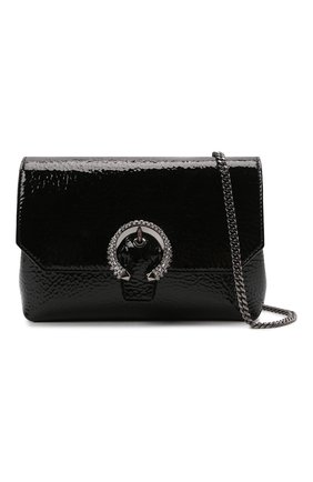 Женская сумка madeline JIMMY CHOO черного цвета по цене 109000 руб., арт. S0FT MADELINE/HHP | Фото 5 Женская сумка madeline JIMMY CHOO черного цвета, арт. S0FT MADELINE/HHP | Фото 5 (Сумки-технические: Сумки через плечо; Материал: Натуральная кожа; Размер: mini; Ремень/цепочка: На ремешке)