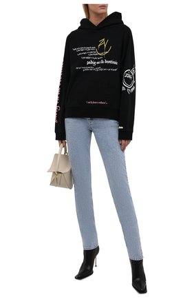 Женский хлопковое худи ZADIG&VOLTAIRE черного цвета по цене 23300 руб., арт. WKTS7106F | Фото 2 Женский хлопковое худи ZADIG&VOLTAIRE черного цвета, арт. WKTS7106F | Фото 2