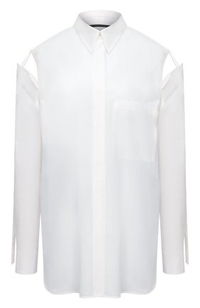 Женская хлопковая рубашка Y`S белого цвета по цене 53550 руб., арт. YM-B41-031 | Фото 1