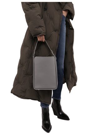 Женская сумка tool BALENCIAGA серого цвета по цене 118500 руб., арт. 659920/15YGY | Фото 2 Женская сумка tool BALENCIAGA серого цвета, арт. 659920/15YGY | Фото 2 (Материал: Натуральная кожа; Ошибки технического описания: Нет ширины; Ремень/цепочка: На ремешке; Размер: medium; Сумки-технические: Сумки через плечо)
