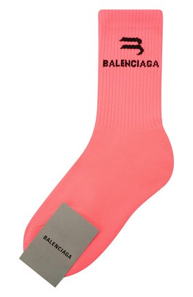 Женские носки BALENCIAGA розового цвета по цене 7995 руб., арт. 659278/3A8B4 | Фото 1 Женские носки BALENCIAGA розового цвета, арт. 659278/3A8B4 | Фото 1