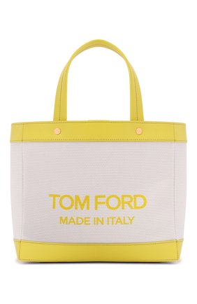 Женский сумка-шопер t-screw mini TOM FORD салатового цвета по цене 77500 руб., арт. L1494T-ICN002 | Фото 1 Женский сумка-шопер t-screw mini TOM FORD салатового цвета, арт. L1494T-ICN002 | Фото 1 (Материал: Текстиль; Сумки-технические: Сумки-шопперы; Ремень/цепочка: На ремешке; Размер: mini)