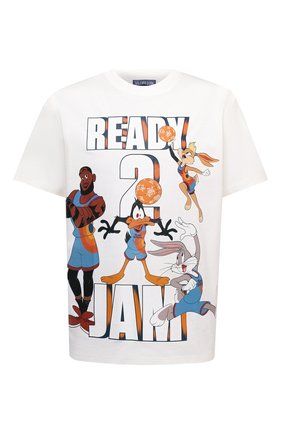 Мужская хлопковая футболка vilebrequin x space jam VILEBREQUIN белого цвета по цене 13900 руб., арт. EDTZ1P67/052 | Фото 1 Мужская хлопковая футболка vilebrequin x space jam VILEBREQUIN белого цвета, арт. EDTZ1P67/052 | Фото 1