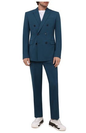 Мужские кожаные кроссовки gumboy VALENTINO хаки цвета по цене 51400 руб., арт. WY2S0B17/MQB | Фото 2 Мужские кожаные кроссовки gumboy VALENTINO хаки цвета, арт. WY2S0B17/MQB | Фото 2