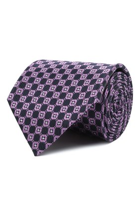 Мужской шелковый галстук ERMENEGILDO ZEGNA фиолетового цвета по цене 15150 руб., арт. Z2D83T/1XW | Фото 1 Мужской шелковый галстук ERMENEGILDO ZEGNA фиолетового цвета, арт. Z2D83T/1XW | Фото 1 (Материал: Текстиль, Шелк; Принт: С принтом)