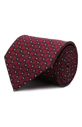 Мужской шелковый галстук ERMENEGILDO ZEGNA бордового цвета по цене 15150 руб., арт. Z2D83T/1XW | Фото 1 Мужской шелковый галстук ERMENEGILDO ZEGNA бордового цвета, арт. Z2D83T/1XW | Фото 1 (Материал: Шелк, Текстиль; Принт: С принтом)