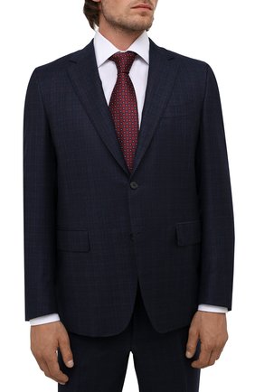 Мужской шелковый галстук ERMENEGILDO ZEGNA бордового цвета по цене 15150 руб., арт. Z2D83T/1XW | Фото 2 Мужской шелковый галстук ERMENEGILDO ZEGNA бордового цвета, арт. Z2D83T/1XW | Фото 2 (Материал: Шелк, Текстиль; Принт: С принтом)
