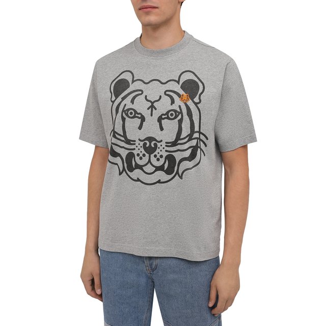 фото Хлопковая футболка kenzo x wwf kenzo