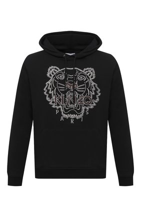 Мужской хлопковое худи KENZO черного цвета по цене 30950 руб., арт. FB65SW3344XF | Фото 1 Мужской хлопковое худи KENZO черного цвета, арт. FB65SW3344XF | Фото 1
