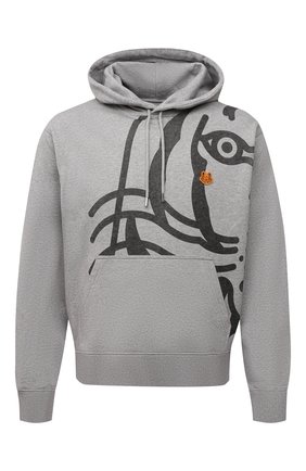 Мужской хлопковое худи kenzo x wwf KENZO серого цвета по цене 35750 руб., арт. FB65SW3054M0 | Фото 1 Мужской хлопковое худи kenzo x wwf KENZO серого цвета, арт. FB65SW3054M0 | Фото 1 (Длина (для топов): Стандартные; Рукава: Длинные; Материал внешний: Хлопок; Мужское Кросс-КТ: Худи-одежда; Принт: С принтом; Стили: Спорт-шик)