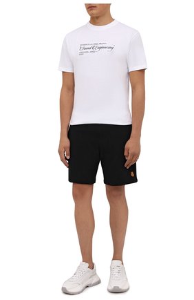 Мужские хлопковые шорты KENZO черного цвета по цене 17300 руб., арт. FB55PA7274ML | Фото 2 Мужские хлопковые шорты KENZO черного цвета, арт. FB55PA7274ML | Фото 2