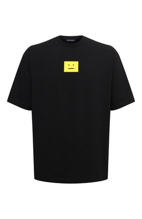 Мужская хлопковая футболка ACNE STUDIOS черного цвета по цене 15350 руб., арт. CL0101/M | Фото 1 Мужская хлопковая футболка ACNE STUDIOS черного цвета, арт. CL0101/M | Фото 1