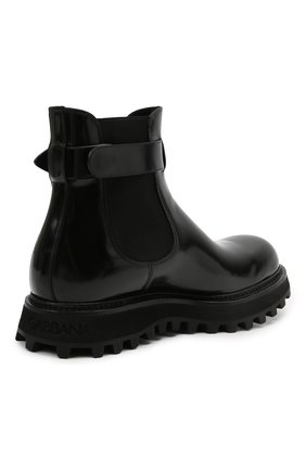 Мужские кожаные челси bernini DOLCE & GABBANA черного цвета, арт. A60371/A1203 | Фото 4 (Материал внешний: Кожа; Материал внутренний: Натуральная кожа; Материал утеплителя: Без утеплителя; Подошва: Массивная; Мужское Кросс-КТ: Сапоги-обувь, Челси-обувь; Длина стельки: 25,3, 26,1, 26,5, 26,9, 27,3, 27,7, 28,1, 28,5, 29,3)