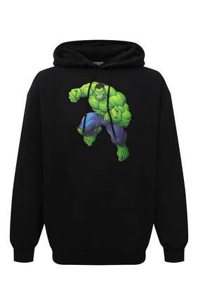 Мужской хлопковое худи BALENCIAGA черного цвета по цене 79950 руб., арт. 600583/TLV58 | Фото 1 Мужской хлопковое худи BALENCIAGA черного цвета, арт. 600583/TLV58 | Фото 1 (Рукава: Длинные; Материал внешний: Хлопок; Длина (для топов): Стандартные; Мужское Кросс-КТ: Худи-одежда; Принт: С принтом; Стили: Спорт-шик)