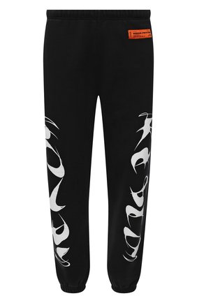 Мужские хлопковые джоггеры HERON PRESTON черного цвета по цене 39500 руб., арт. HMCH024F21JER0011001 | Фото 1 Мужские хлопковые джоггеры HERON PRESTON черного цвета, арт. HMCH024F21JER0011001 | Фото 1 (Длина (брюки, джинсы): Стандартные; Материал внешний: Хлопок; Силуэт М (брюки): Джоггеры; Стили: Спорт-шик)