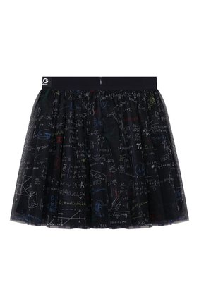 Детская юбка DOLCE & GABBANA темно-синего цвета по цене 42200 руб., арт. L54I07/HSM50/8-14 | Фото 2 Детская юбка DOLCE & GABBANA темно-синего цвета, арт. L54I07/HSM50/8-14 | Фото 2 (Материал внешний: Синтетический материал; Материал подклада: Вискоза; Случай: Повседневный; Ростовка одежда: 10 - 11 лет | 140 - 146см, 12 лет | 152 см, 8 лет | 128 см)