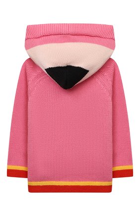 Детский хлопковый кардиган STELLA MCCARTNEY розового цвета по цене 7830 руб., арт. 603522/SRM22 | Фото 2 Детский хлопковый кардиган STELLA MCCARTNEY розового цвета, арт. 603522/SRM22 | Фото 2