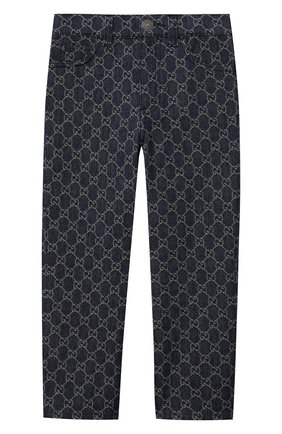 Детские джинсы GUCCI синего цвета по цене 57200 руб., арт. 653742/XDB0W | Фото 1 Детские джинсы GUCCI синего цвета, арт. 653742/XDB0W | Фото 1 (Материал внешний: Хлопок; Мальчики Кросс-КТ: Брюки-одежда; Детали: Декор; Ростовка одежда: 10 - 11 лет | 140 - 146см, 12 лет | 152 см, 4 года | 104 см, 5 лет | 110 см, 6 лет | 116 см, 8 лет | 128 см)
