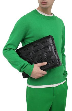 Мужская кожаная папка для документов BOTTEGA VENETA черного цвета по цене 147000 руб., арт. 667118/VCQ71 | Фото 2 Мужская кожаная папка для документов BOTTEGA VENETA черного цвета, арт. 667118/VCQ71 | Фото 2 (Материал: Натуральная кожа; Размер: medium)