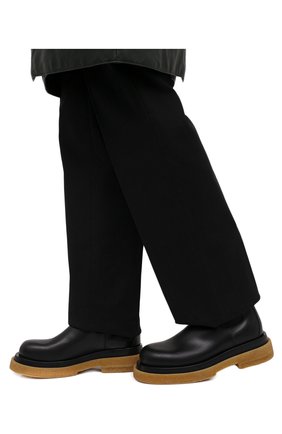 Мужские кожаные челси lug BOTTEGA VENETA черного цвета, арт. 668370/VBS50 | Фото 3 (Каблук высота: Высокий; Материал внешний: Кожа; Материал внутренний: Натуральная кожа; Материал утеплителя: Без утеплителя; Подошва: Массивная; Мужское Кросс-КТ: Сапоги-обувь, Челси-обувь)