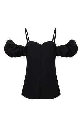 Женский топ JW ANDERSON черного цвета по цене 42350 руб., арт. TP0159 PG0160 | Фото 1 Женский топ JW ANDERSON черного цвета, арт. TP0159 PG0160 | Фото 1 (Длина (для топов): Стандартные; Материал внешний: Хлопок, Синтетический материал; Стили: Бохо)