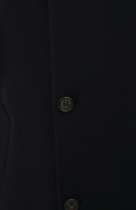 Мужской кашемировое пальто LORO PIANA темно-синего цвета, арт. FAL6978 | Фото 5 (Материал внешний: Шерсть, Кашемир; Рукава: Длинные; Длина (верхняя одежда): До колена; Региональные ограничения белый список (Axapta Mercury): RU; Мужское Кросс-КТ: пальто-верхняя одежда; Стили: Кэжуэл)