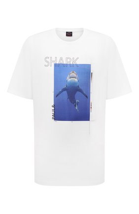 Мужская хлопковая футболка PAUL&SHARK белого цвета по цене 17800 руб., арт. 11311662/C00/3XL-6XL | Фото 1 Мужская хлопковая футболка PAUL&SHARK белого цвета, арт. 11311662/C00/3XL-6XL | Фото 1 (Длина (для топов): Удлиненные; Материал внешний: Хлопок; Рукава: Короткие; Принт: С принтом)