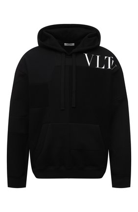 Мужской хлопковое худи VALENTINO черного цвета по цене 123000 руб., арт. WV3MF19B7CW | Фото 1 Мужской хлопковое худи VALENTINO черного цвета, арт. WV3MF19B7CW | Фото 1 (Длина (для топов): Стандартные; Материал внешний: Хлопок; Рукава: Длинные; Мужское Кросс-КТ: Худи-одежда; Принт: С принтом)