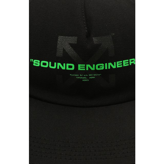 фото Хлопковая бейсболка off-white