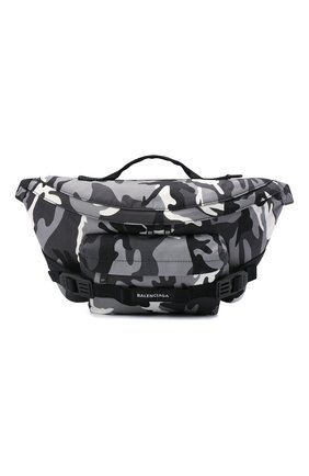 Мужская текстильная поясная сумка army BALENCIAGA серого цвета по цене 73150 руб., арт. 644035/2VZI7 | Фото 1 Мужская текстильная поясная сумка army BALENCIAGA серого цвета, арт. 644035/2VZI7 | Фото 1 (Материал: Текстиль; Ремень/цепочка: На ремешке; Размер: large)